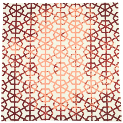 Fair-Trade-Kissenbezug orientalisch orange 45 x 45 cm | 12 Stück