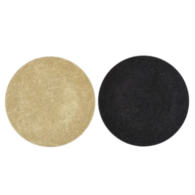 Dekoteller Melamin Glanz schwarz goldfarben 28 cm 2 sortiert | 18 Stück