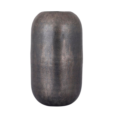 Ptmd Vase Yourne m Aluminium grau 30 cm | 8 Stück