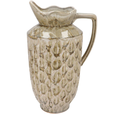 Daan Bugholzvase Boa mit Henkel braun 45 cm | 2 Stk
