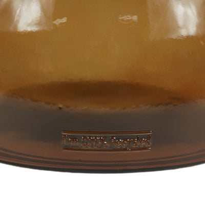 Vase recyceltes Glas braun 34 cm | 2 Stk
