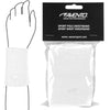 Avento Sport Handgelenkschweißband weiß 2er Set | 25 Stück