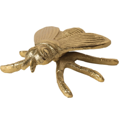 Countryfield Statue Fliege Lando goldfarben 11 cm | 12 Stück