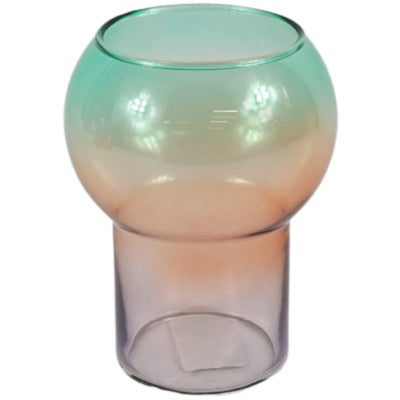 Vase Osha Glas mehrfarbig 16 cm | 24 Stück