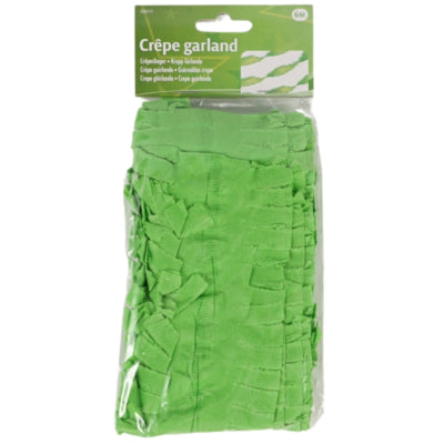 Folat Twist-Girlande Krepppapier grün 6 Meter | 24 Stück