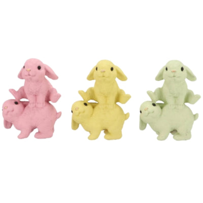 Daan Kromhout Statue Hase Jump Pastell 20 cm 3 sortiert | 6 Stück