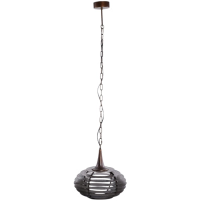 Ptmd Hängelampe Norris Metall kupferfarben 40,5 cm | 2 Stk