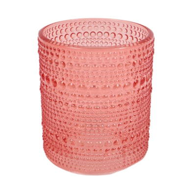 Teelichthalter Mimizan Glas orange 10 cm | 12 Stück