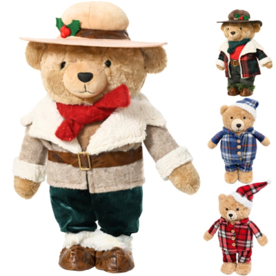 Deko-Teddybär 30 cm 4-fach sortiert | 16 Stück