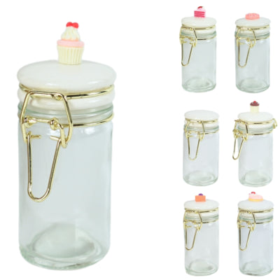 Vorratsglas mit Deckel 50 ml 7-fach sortiert B-Wahl | 36 Stück
