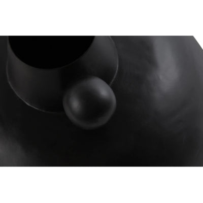 Holzvase Kita schwarz 22 cm | 3 Stück
