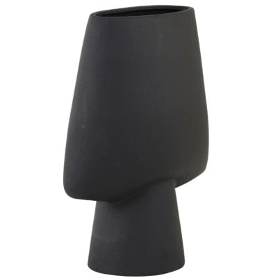Leichte Wohnleuchte und Wohnvase Ciara schwarz 41 cm | 4 Stück