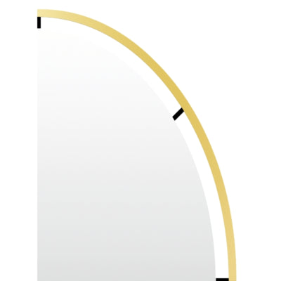 Len-fra Wandspiegel Salem goldfarben 80 cm | 2 Stk