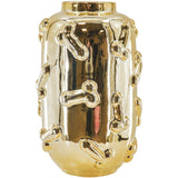 Housevitamin Vase Dick goldfarben 27 cm | 4 Stück - afbeelding 1