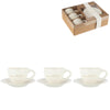 J-Line Espressotasse mit Untertasse 15 cm 6er-Set | 4 Stück
