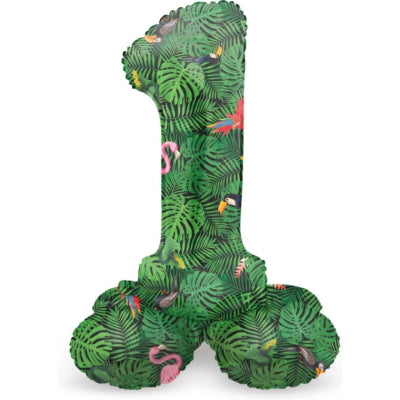 Folat Folienballon stehend 1 Jungle Vibe 41 cm | 20 Stück
