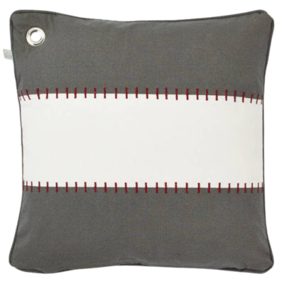 Niederländischer Deko-Kissenbezug rudergrau 45 x 45 cm | 12 Stück