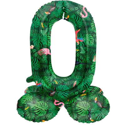 Folat Folienballon stehend 0 Jungle Vibe 41 cm | 20 Stück