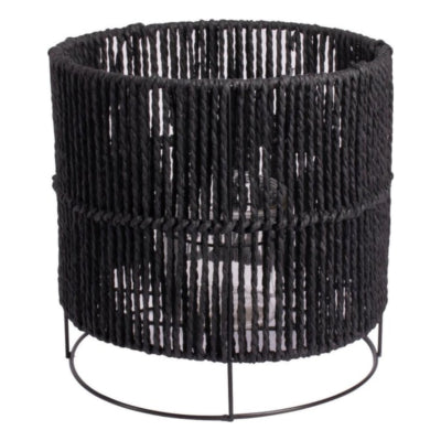 Gusta Laterne schwarz 20 cm | 4 Stück