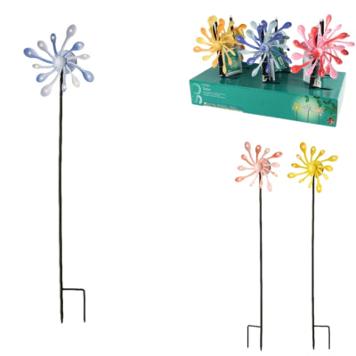 Lumineo(r) Gartenstecker Solar LED 85 cm 3-fach sortiert | 30 Stück