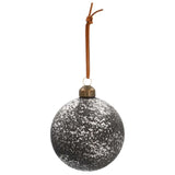 Ngk Weihnachtskugel robustes Glas mattschwarz 8 cm | 24 Stück - afbeelding 1