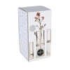 Sagaform Vase halten silberfarben 15 cm | 6 Stück