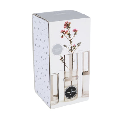 Sagaform Vase halten silberfarben 15 cm | 6 Stück