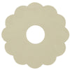 Stjernsund Kerzenring Loua Blume beige glänzend 9,3 cm | 24 Stück