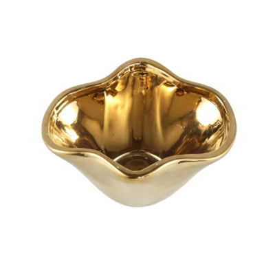 Ptmd Schale Bio Giva goldfarben 16,5 cm | 4 Stück