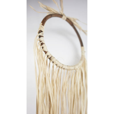 Wanddekoration Bast-Rattan-Kreis 70 cm | 18 Stück
