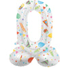 Folat Folienballon stehend 0 fröhliche Party 41 cm | 20 Stück