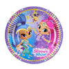 Einwegteller Shimmer Shine Papier 8 Stück | 30 Stück