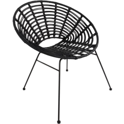 Lesli Wohnstuhl Vero Schwarz 77 cm | 4 Stück