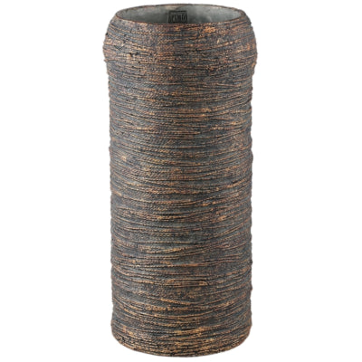 Ptmd Blumentopf Ricci l schwarz 55 cm | 2 Stk