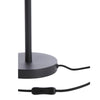 Leichte Wohnleuchte und Wohntischleuchte Edisa EU-Stecker schwarz 51 cm | 2 Stk