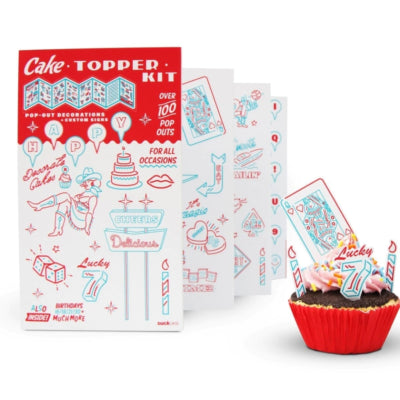 Suckuk Kuchendekorationsset 100 Stück 20 cm | 24 Stück