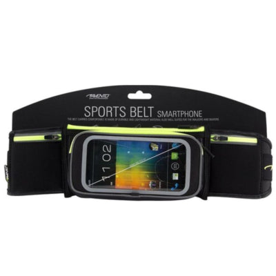 Avento Smartphone 21pg Sportarmband schwarz fluoreszierend gelb Einheitsgröße | 10 Stück