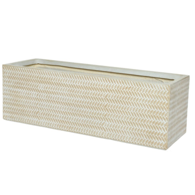 (r) Blumenkasten Alex Outdoor sandfarben 70 cm 2er Set | 2 Stk