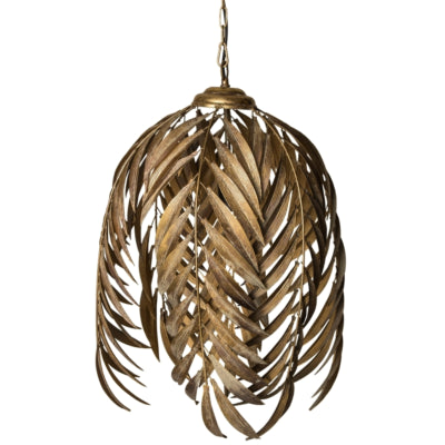 Ptmd Hängelampe Mea goldfarben 59 cm | 2 Stk