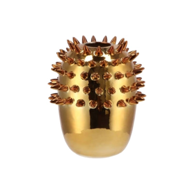 Daan Bugholzvase Spieß goldfarben 22 cm | 2 Stk