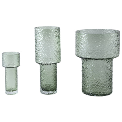 Ptmd Vase Blanes grün 20 cm | 12 Stück