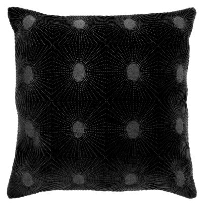 Einzigartiges Wohnkissen Nela schwarz 45 x 45 cm | 6 Stück