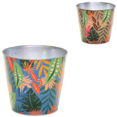 Blumentopf Bob Jungle L 15 cm 2 sortiert | 12 Stück