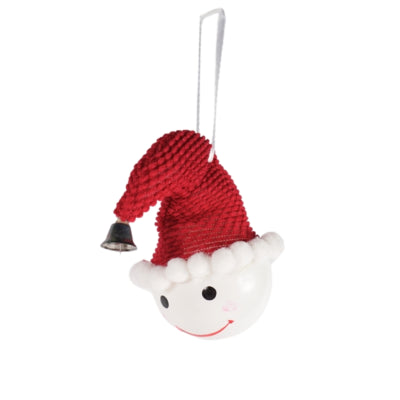 Anhänger Schneemann mit Hut 12 cm | 48 Stück