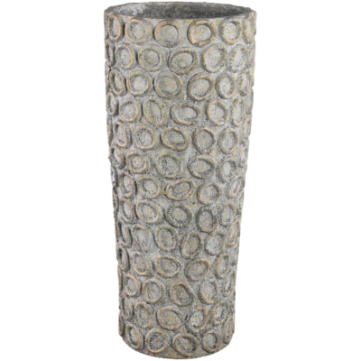 Ptmd Zementtopf mit Kreisen Ginte XL 70 cm | 2 Stk