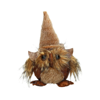 Figure owl hedwig m brown 21 cm | 12 Stück