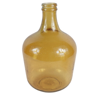 Flasche aus recyceltem Glas, bernsteinfarben, 42 cm | 2 Stk