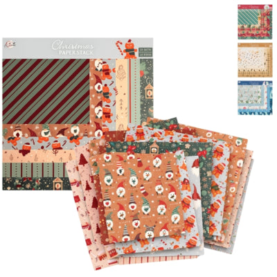 Craft Universe Bastelpapier Feiertage 24 Blatt 4 sortiert | 24 Stück