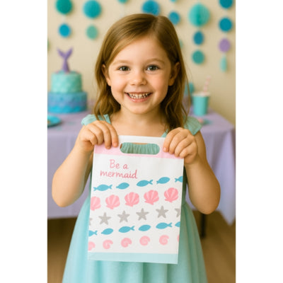Amscan Geschenktüte Be a Mermaid 24 cm 8 Stück | 20 Stück