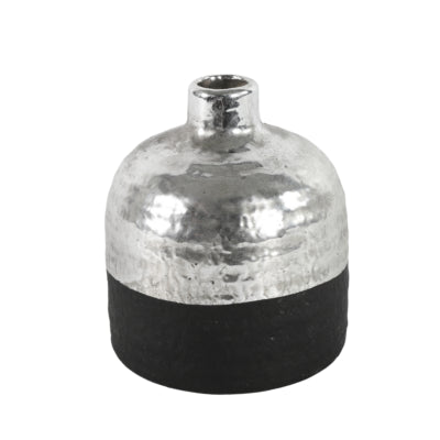 Countryfield Vase Terri S Schwarz Silber 13 cm | 12 Stück